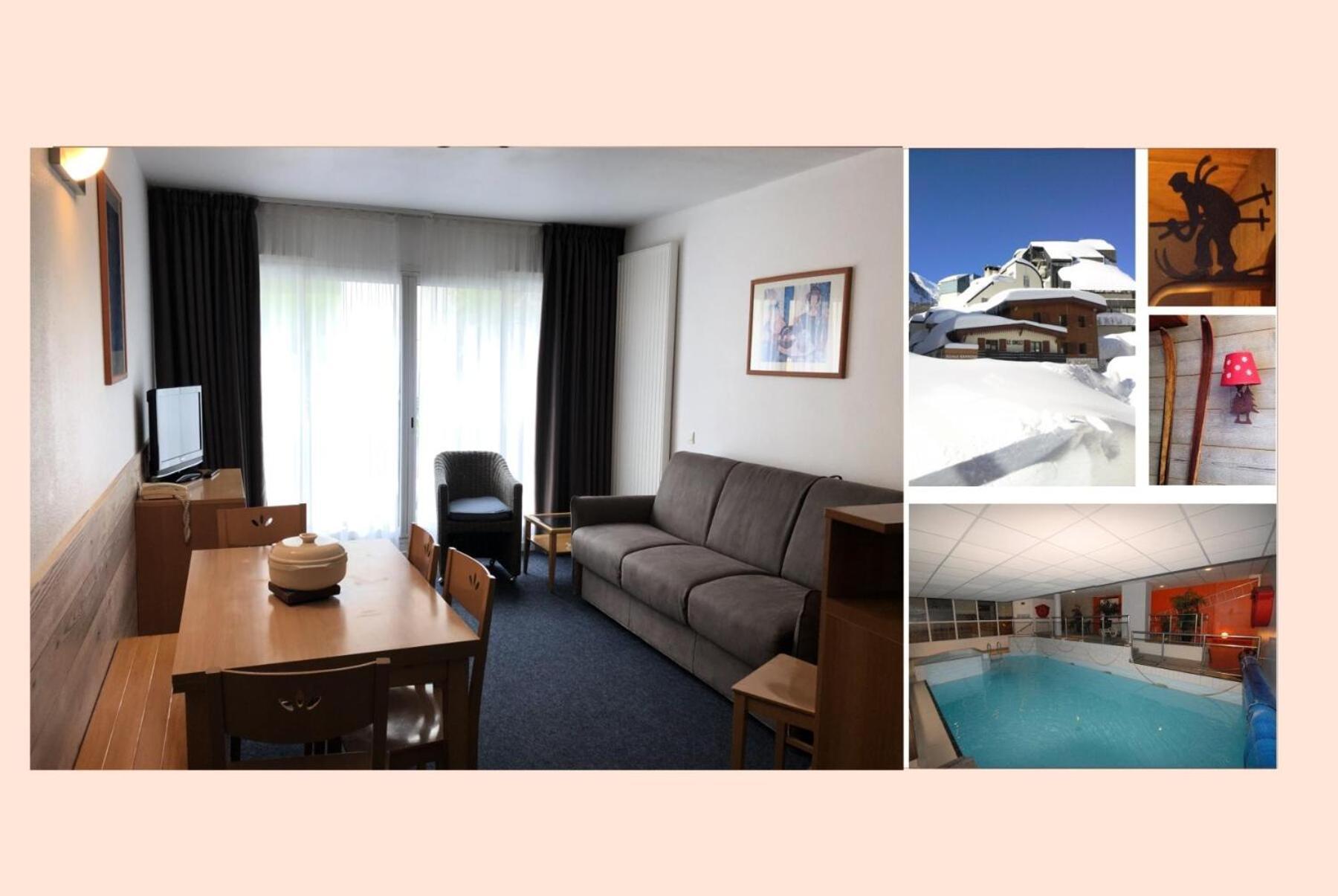 LE CHALET - Piscine - Studio pour 6 Personnes 824 Gourette Extérieur photo